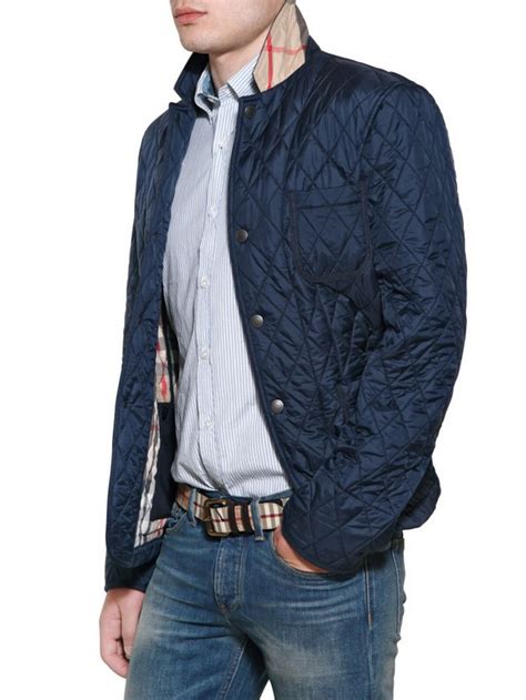 burberry quilted zip jacket men'|Burberry quilted nylon jacket men.